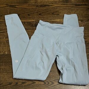 Light Blue High-Waisted Leggings